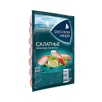 Crab sticks &quot;For salad&quot; imitation pasteurized chilled 100 g