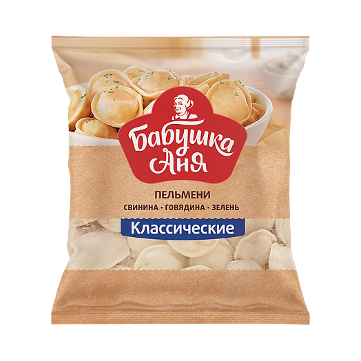 Meat dumplings "Granny Annie" Classicheskie 430 g