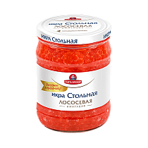 Salmon caviar &quot;Stolnaya&quot; imitation 450 g