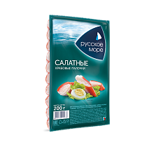 Crab sticks &quot;For salad&quot; imitation pasteurized chilled 200 g