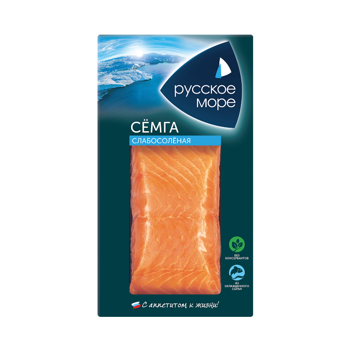 Salmon lightly salted fillet-portion