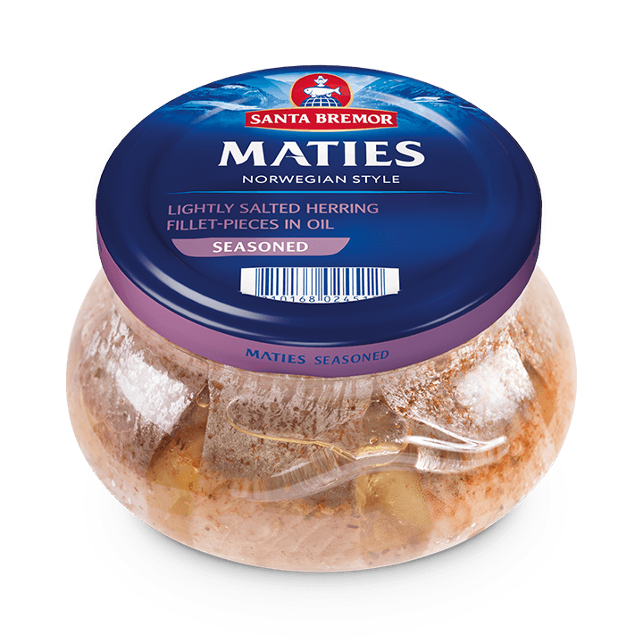 Herring fillet pieces "Maties" "XXL selected" seasoned, in oil