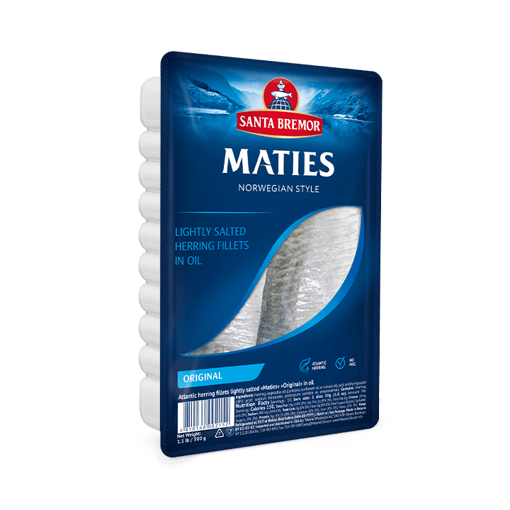 Herring fillets "Maties" "Original" in oil