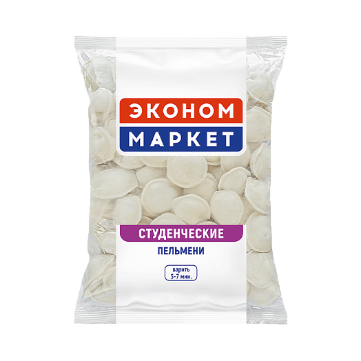 Poultry dumplings "Econom Market" Studencheskie 750 g