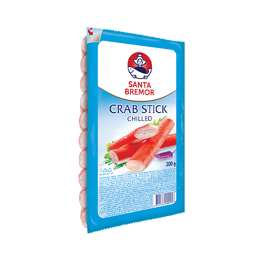 Crab sticks "Santa Bremor" "Classic" imitation pasteurized chilled 200 g