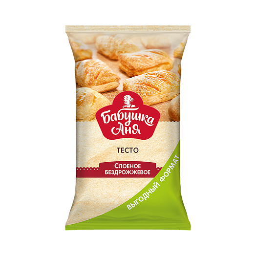 Puff pastry dough “Granny Annie” (without yeast) 900 g