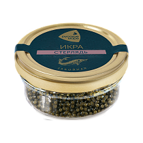 Sterlet sturgeon caviar