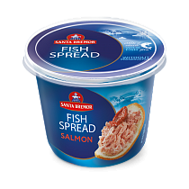 Cod fish fillet spread &quot;Atlantic fish&quot; with salmon