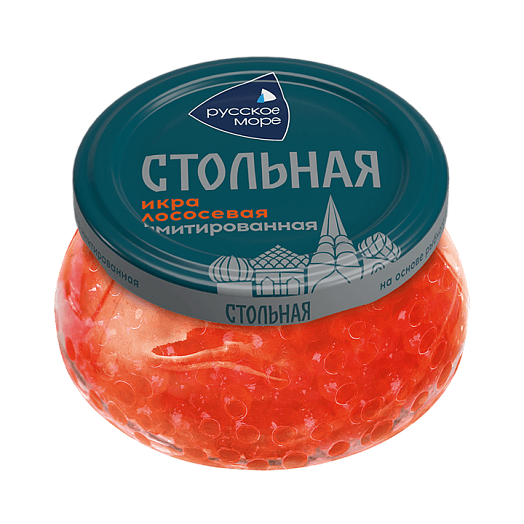 Salmon caviar "Stolnaya" imitation 230 g