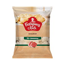 Meat dumplings "Granny Annie" made of pork 1 kg