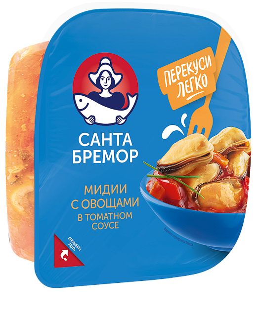 Mussels with vegetables