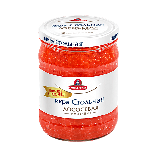 Salmon caviar "Stolnaya" imitation 450 g