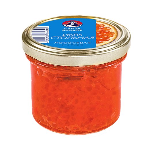 Salmon caviar "Stolnaya" imitation 100 g