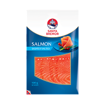 Lightly salted salmon fillet-slices