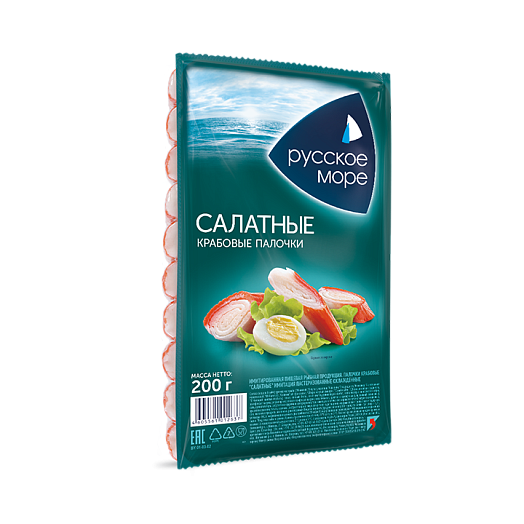 Crab sticks "For salad" imitation pasteurized chilled 200 g
