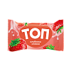 Frozen dessert with vanilla cream flavor and strawberry filling in a waffle cup &quot;TOP STRAWBERRY CREAM&quot;, 1/70
