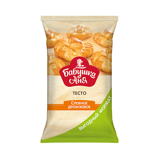 Danish pastry dough “Granny Annie” (with yeast) 900 g