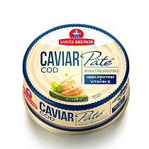 Delicacy Atlantic cod caviar &quot;Pate&quot; pasteurized
