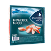 Crab meat &quot;Russian sea&quot; imitation pasteurized chilled 200 g