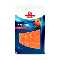 Salmon smoked fillet-slices