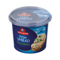 Cod fish fillet spread &quot;Atlantic fish&quot; with Atlantic mackerel